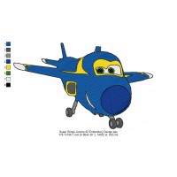 Super Wings Jerome 02 Embroidery Design